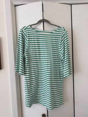 FP Free-est Charlie Coastal Green and White Mini Dress
